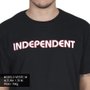 Camiseta Independent Bar Logo Letter Preto