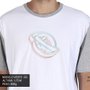 Camiseta Lost Lights And Lasers Botone Branco/Cinza