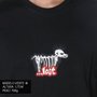 Camiseta Lost Logo Ovelha Preta Punk Preto