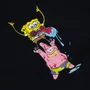 Camiseta Lost X Bob Esponja Craziness Under The Sea Preto