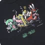 Camiseta Lost X Bob Esponja Crazy Gang Cinza Chumbo