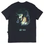 Camiseta Lost X Bob Esponja Horror Squid Cinza Chumbo