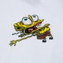Camiseta Lost X Bob Esponja Krustpants Branco