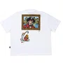 Camiseta Lost X Bob Esponja Quadrada Gary Artist Branco