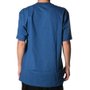 Camiseta Lrg Basica Split Azul
