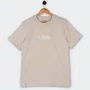 Camiseta Lrg Logo Box Tree Areia