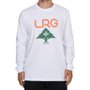 Camiseta Lrg Logo Stack Manga Longa Branco