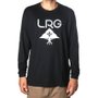 Camiseta LRG Manga Longa Logo Stack Preto
