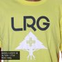 Camiseta Lrg Stack Logo Amarelo/Cinza
