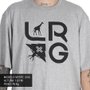 Camiseta Lrg Stay Stacked Size Cinza Mescla
