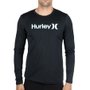 Camiseta Lycra Hurley Ml One & Only Preto
