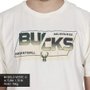 Camiseta Nba Bucks Milwaukee Off White