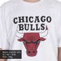 Camiseta New Era Basic Logo Chicago Bulls Plus Size Branco