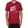 Camiseta New Era Core Ball Chicago Bulls Vermelho Escuro