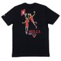 Camiseta New Era Freestyle Chicago Bulls Preto