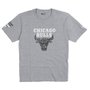 Camiseta New Era Nba Chicago Bulls Core Cinza Mescla