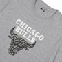 Camiseta New Era Nba Chicago Bulls Core Cinza Mescla