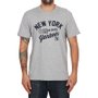 Camiseta New Era New York Yankees Core Compose Cinza Mescla