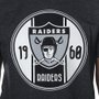Camiseta New Era Raiders Vintage Cinza Mescla Escuro