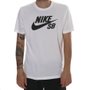 Camiseta Nike SB Logo Clássico Branco/Preto