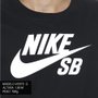 Camiseta Nike SB Logo Clássico Preto/Branco