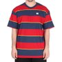 Camiseta Nike Sb Tee Yd Stripe Azul Marinho/Vermelho/Amarelo