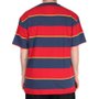 Camiseta Nike Sb Tee Yd Stripe Azul Marinho/Vermelho/Amarelo