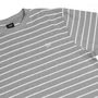 Camiseta Plano C. Listrada Cinza/Branco