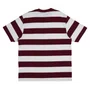 Camiseta Plano C. Listrada Plnc Bordo/Creme