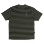 Camiseta Plano C. Listrada Verde/Preto