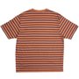 Camiseta Plano C. Stripe Logo Marrom/Azul
