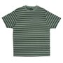 Camiseta Plano C. Stripe Logo Verde/Preto