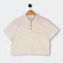 Camiseta Polo Hurley Eco Feminina Off White