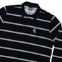 Camiseta Polo Santa Cruz Especial Mini Hand Stripe Preto/Azul