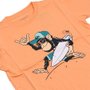 Camiseta Quiksilver Banana Alley Kids Laranja