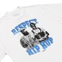 Camiseta Respect Vintage 2pac And Notorius Oversized Off White