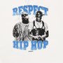 Camiseta Respect Vintage 2pac And Notorius Oversized Off White