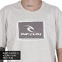 Camiseta Rip Curl Icon Trash Areia Mescla