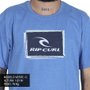 Camiseta Rip Curl Icon Trash Azul Mescla