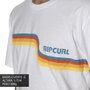 Camiseta Rip Curl Revival Stripe Branco