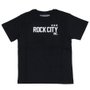 Camiseta Rock City 3 Estrelas Infanto - Juvenil Preto