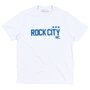Camiseta Rock City Army 3 Estrelas Nac. Branco/Azul