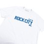 Camiseta Rock City Army 3 Estrelas Nac. Branco/Azul
