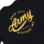 Camiseta Rock City Army Attitude Inc 2026 Preto/Amarelo