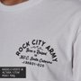 Camiseta Rock City Army Born N Raised Branco