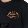 Camiseta Rock City Army Born N Raised Preto/Laranja