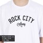 Camiseta Rock City Army Front Branco/Preto