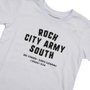 Camiseta Rock City Army South Infantil Branco