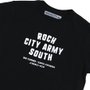 Camiseta Rock City Army South Juvenil Preto