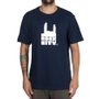 Camiseta Rock City Basic Logo Nac. Azul Marinho